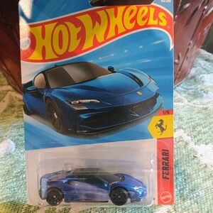 Ferrari Hot Wheels in Striking Blue